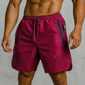 NWT Darc Sport Maroon Big Wolf Fasted Shorts   Mens Size Medium